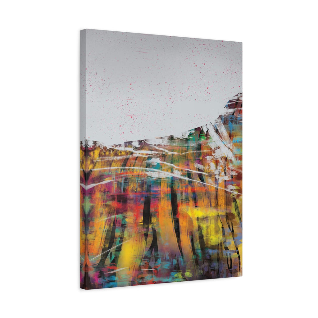 Abstract Color Field Canvas Print — Vibrant Modern Wall Art 