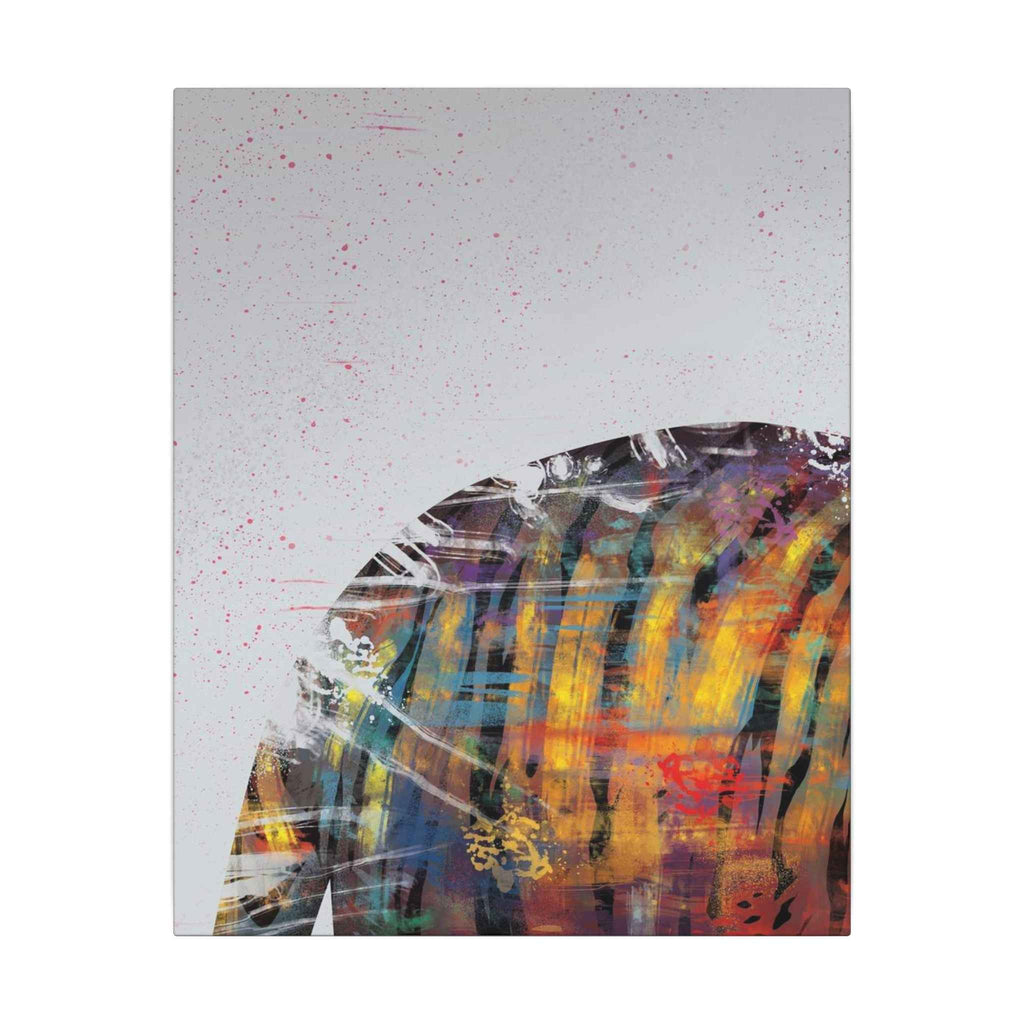Abstract Colorful Wall Art Jacket Canvas — Modern Street Art Matte Decor - TheKaraHan