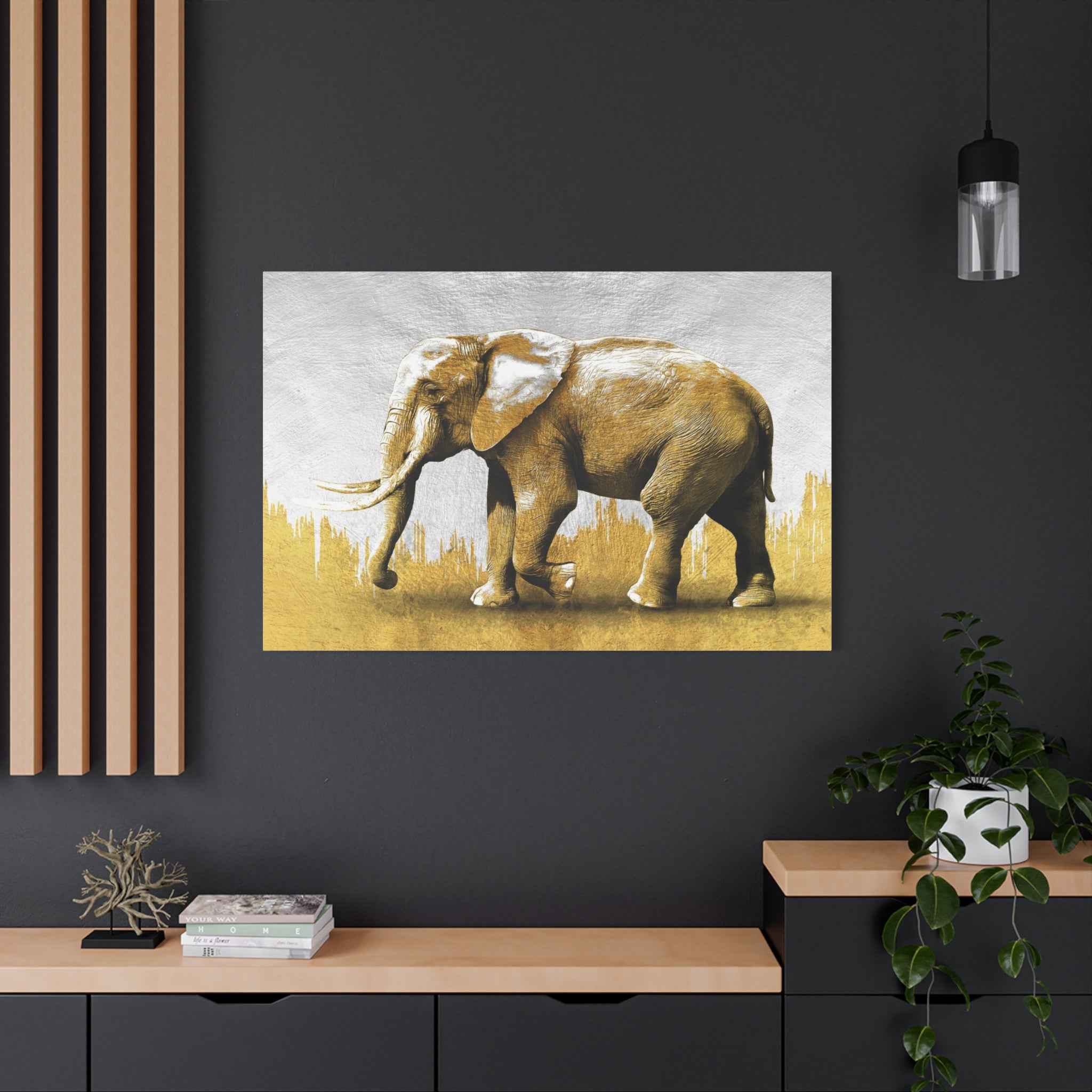 African Elephant Wall Art – Stunning Safari Wildlife Canvas Decor