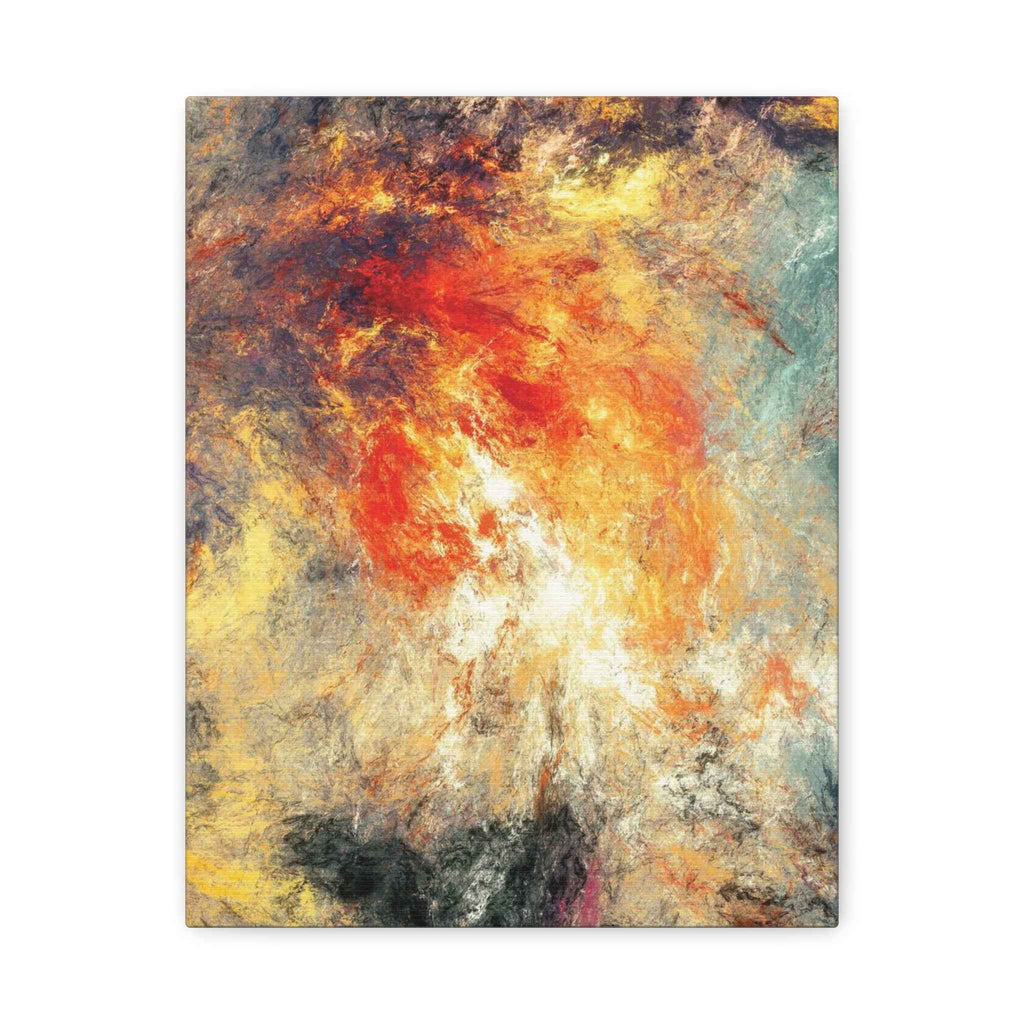 Abstract Firestorm Wall Art - Matte Canvas Print Stretched 1.25" - TheKaraHan