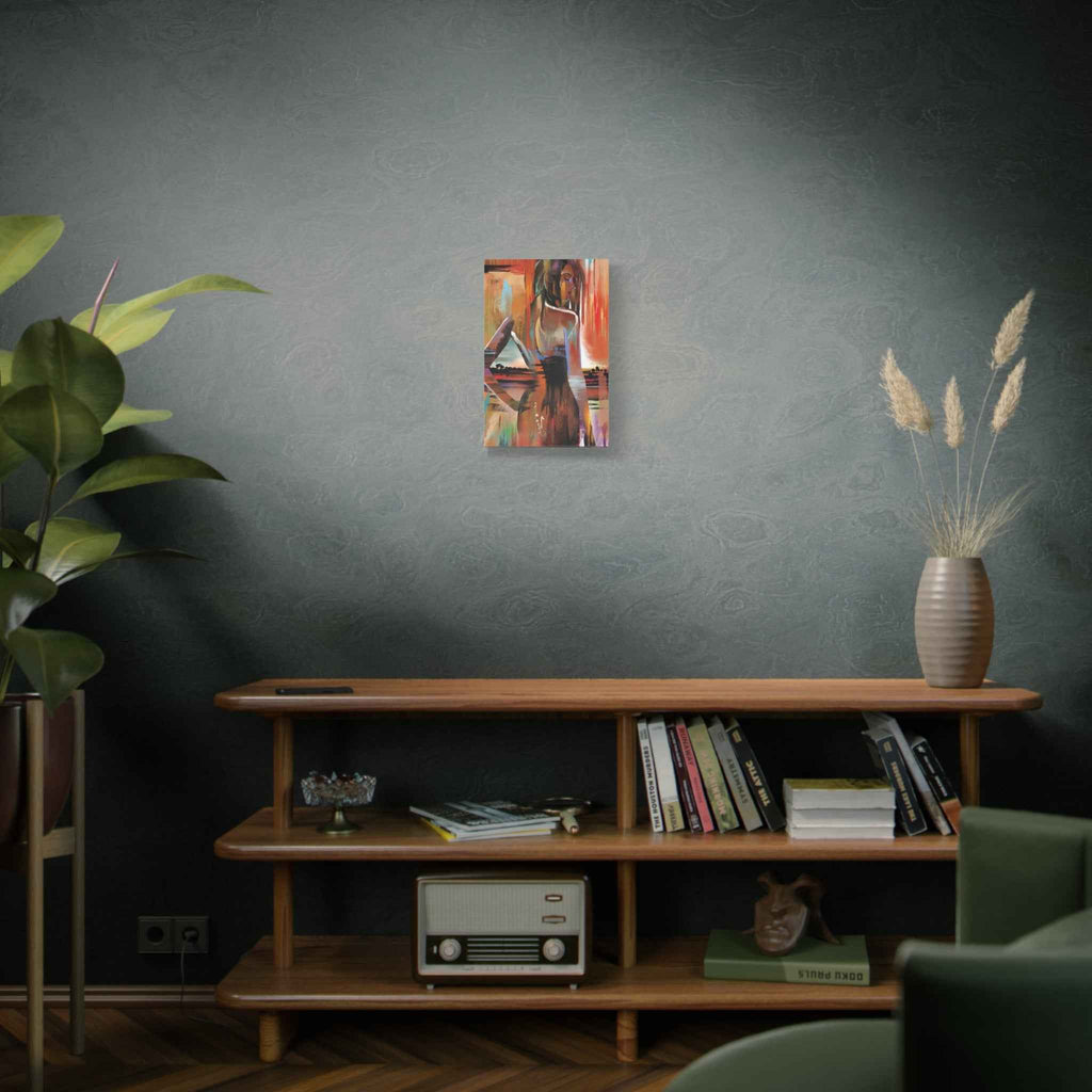 Abstract Woman Portrait Canvas - Stretched Matte Canvas Art - TheKaraHan