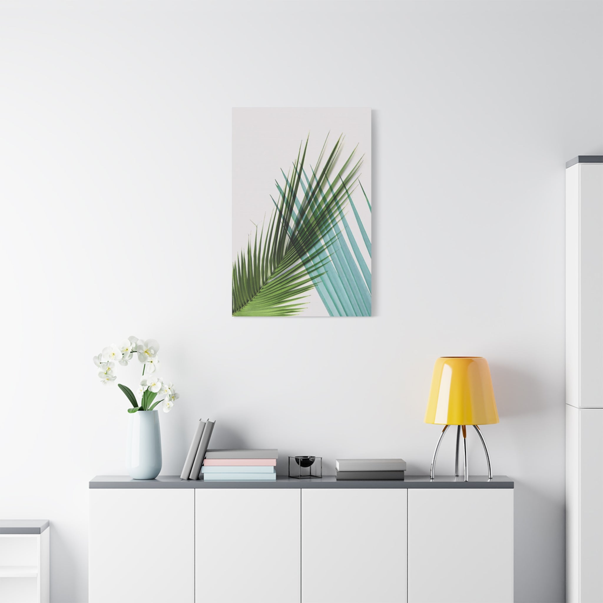 Tropical Palm Leaf Matte Canvas Wall Art — Stretched 1.25" 