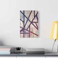 Abstract Geometric Canvas Art – Stretched Matte Wall Decor - TheKaraHan