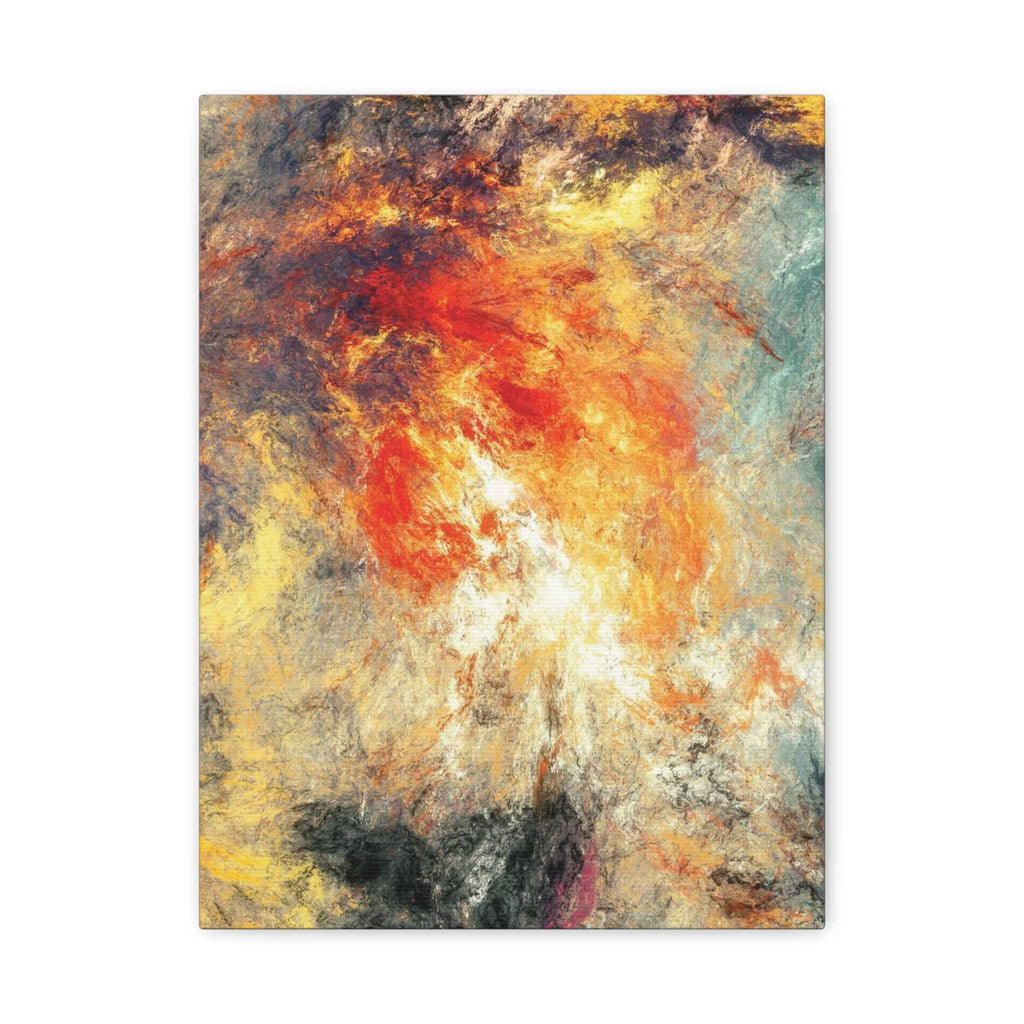 Abstract Firestorm Wall Art - Matte Canvas Print Stretched 1.25" - TheKaraHan